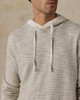 Sunwashed Slub Cotton Hoodie in Cedar Falls Stripe