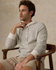 Sunwashed Slub Cotton Hoodie in Cedar Falls Stripe