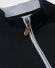 Sully 1/4 Zip Pullover in Black