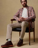 Stretch Terry 5-Pocket Pant in Desert Khaki