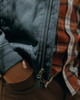 The Insulated Bomber Jacket in Dark Navy Dry Wax