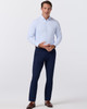 Leeward Performance Dress Shirt in Cloud Blue Finn Check
