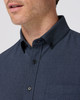 City Flannel Shirt in Navy Heather
