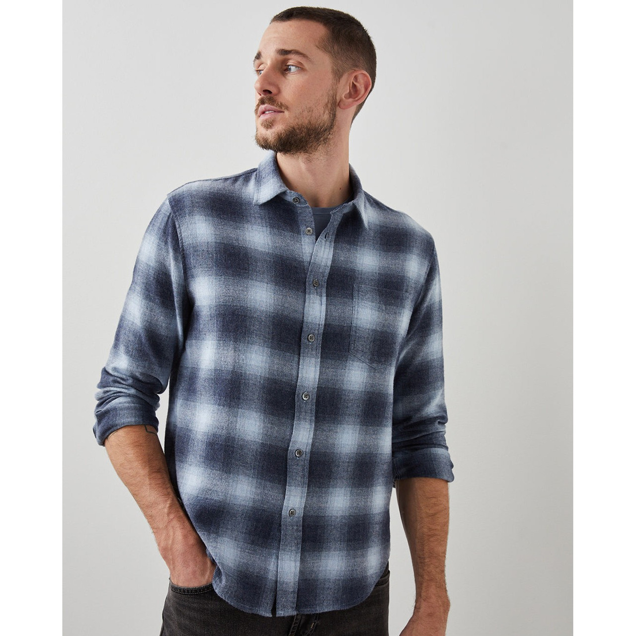 Rails Men's Lennox Shirt - Denim Shadow - Weitzenkorns