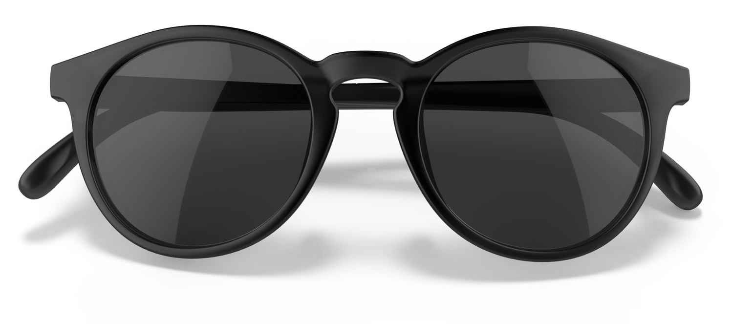 NEW SUNSKI women\'s dipsea round sunglasses in black slate Sunski Dipsea Polarized Sunglasses - Black Slate - Weitzenkorns main image 2