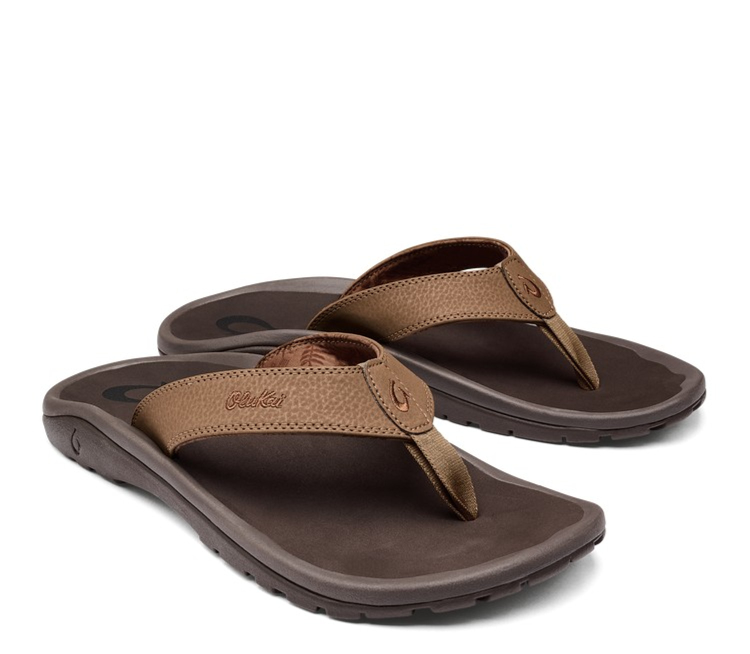 【中古】 And So on Longfellow OLUKAI 'OHANA MENS SANDAL - DARK JAVA/RAY – Hawaiian Island