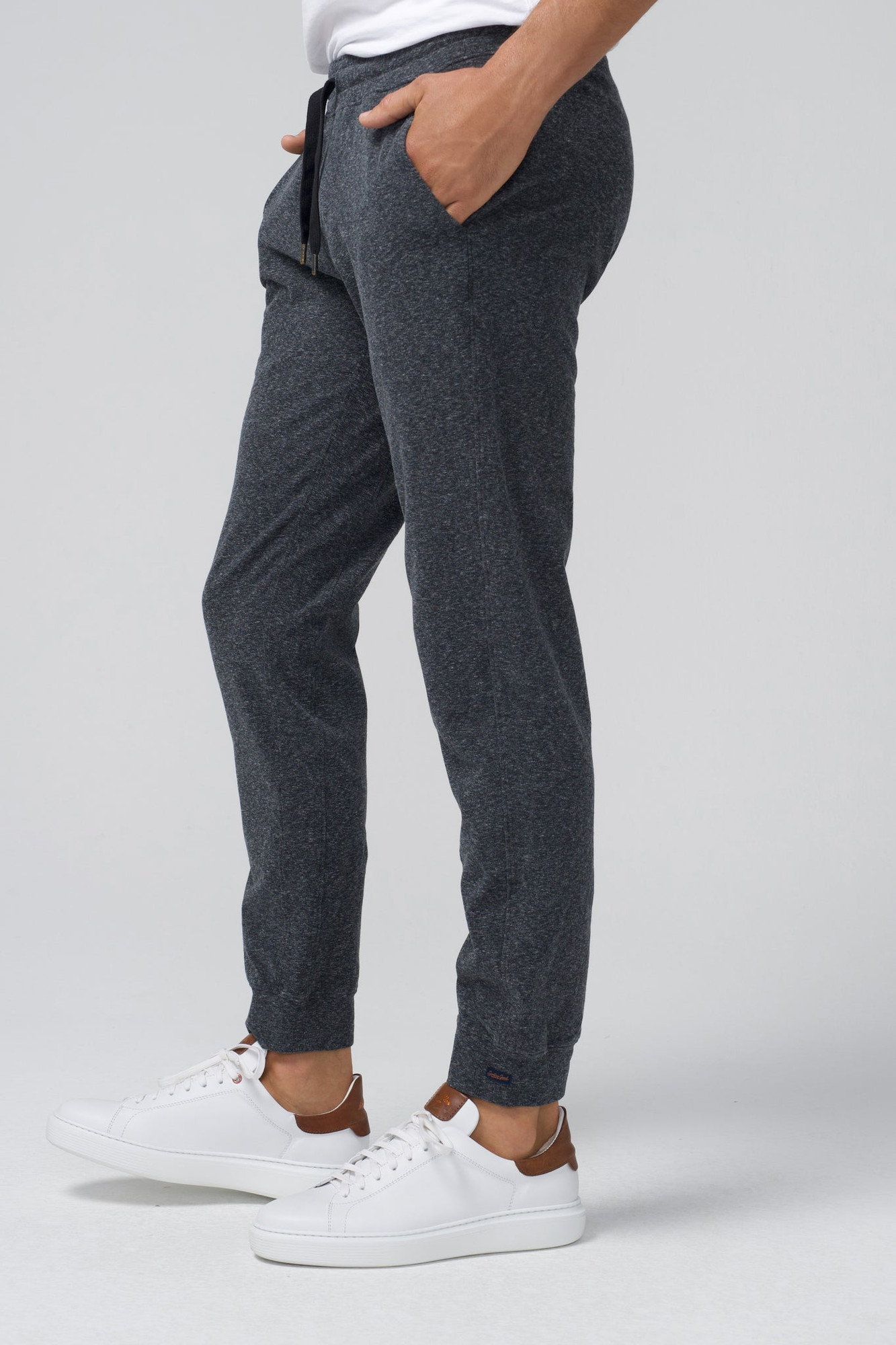 Good Man Brand Men's Jetset Heathered Jogger - Charcoal