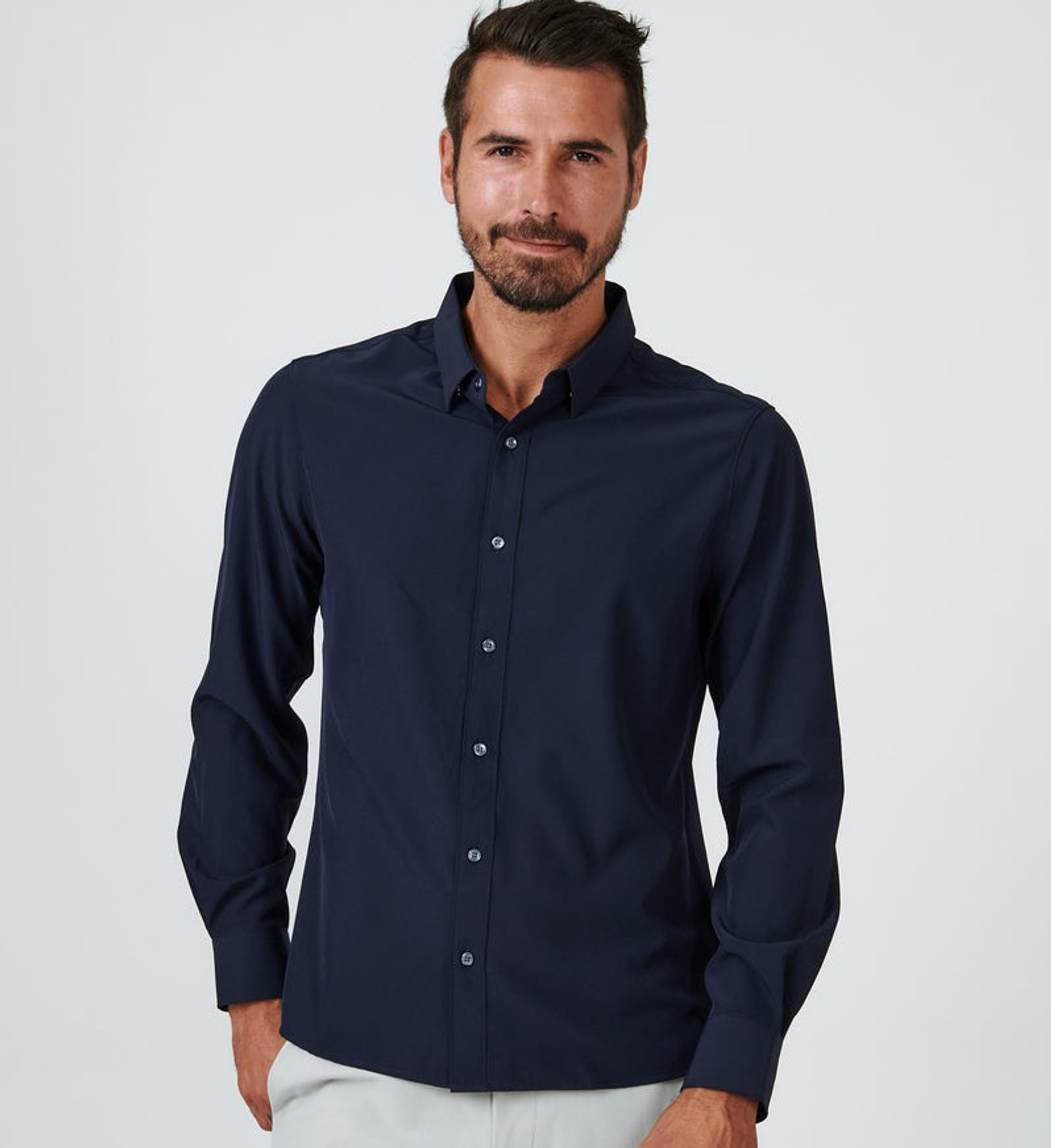 7Diamonds Men's Liberty Performance Shirt - Navy
