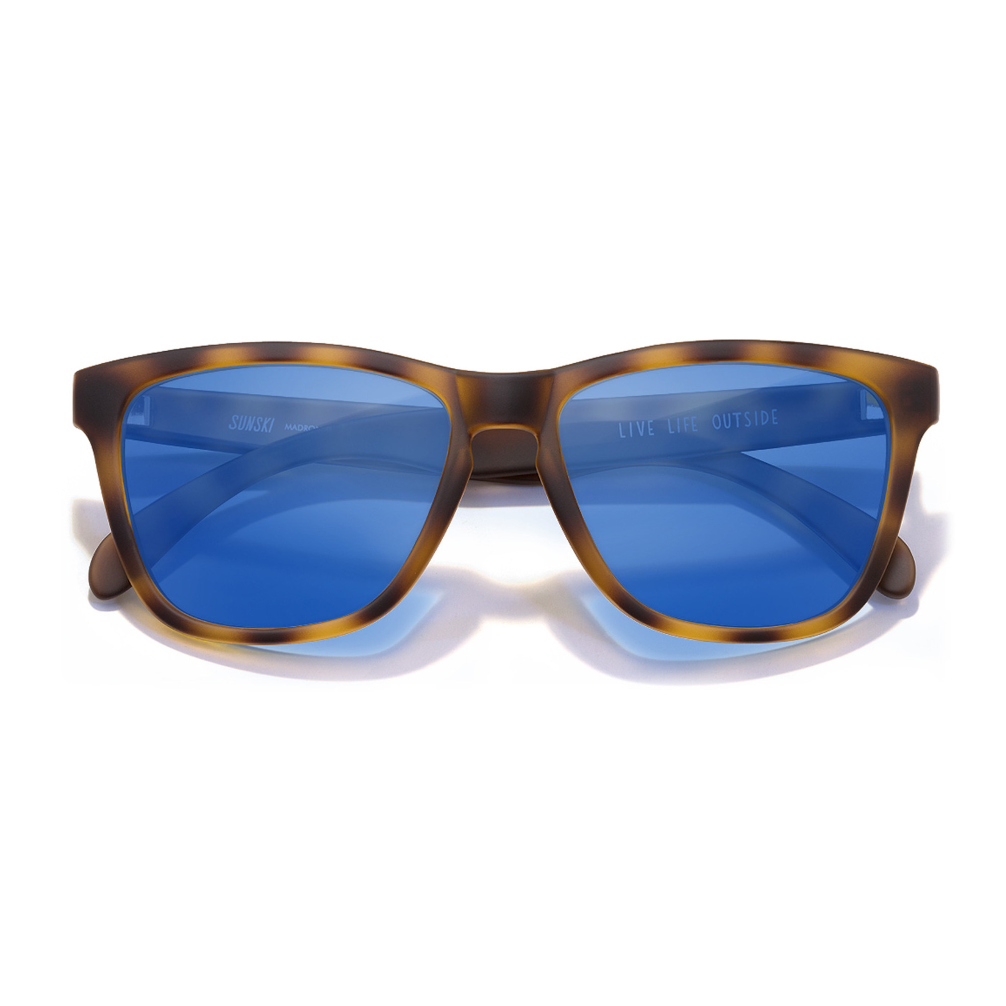 Sunski Madrona Polarized Sunglasses - Tortoise Blue