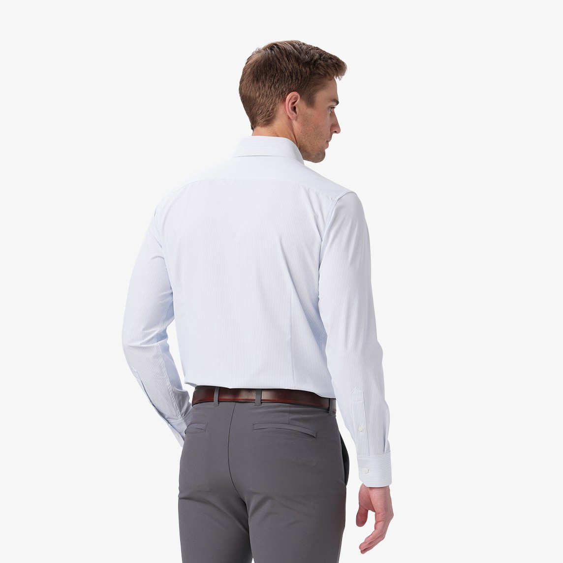 Mizzen + Main Leeward Performance Dress Shirt - Bel Air Banker Stripe