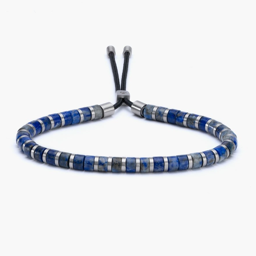 Pig & Hen Brontide 4mm Adjustable Bracelet - Okinawa Silver