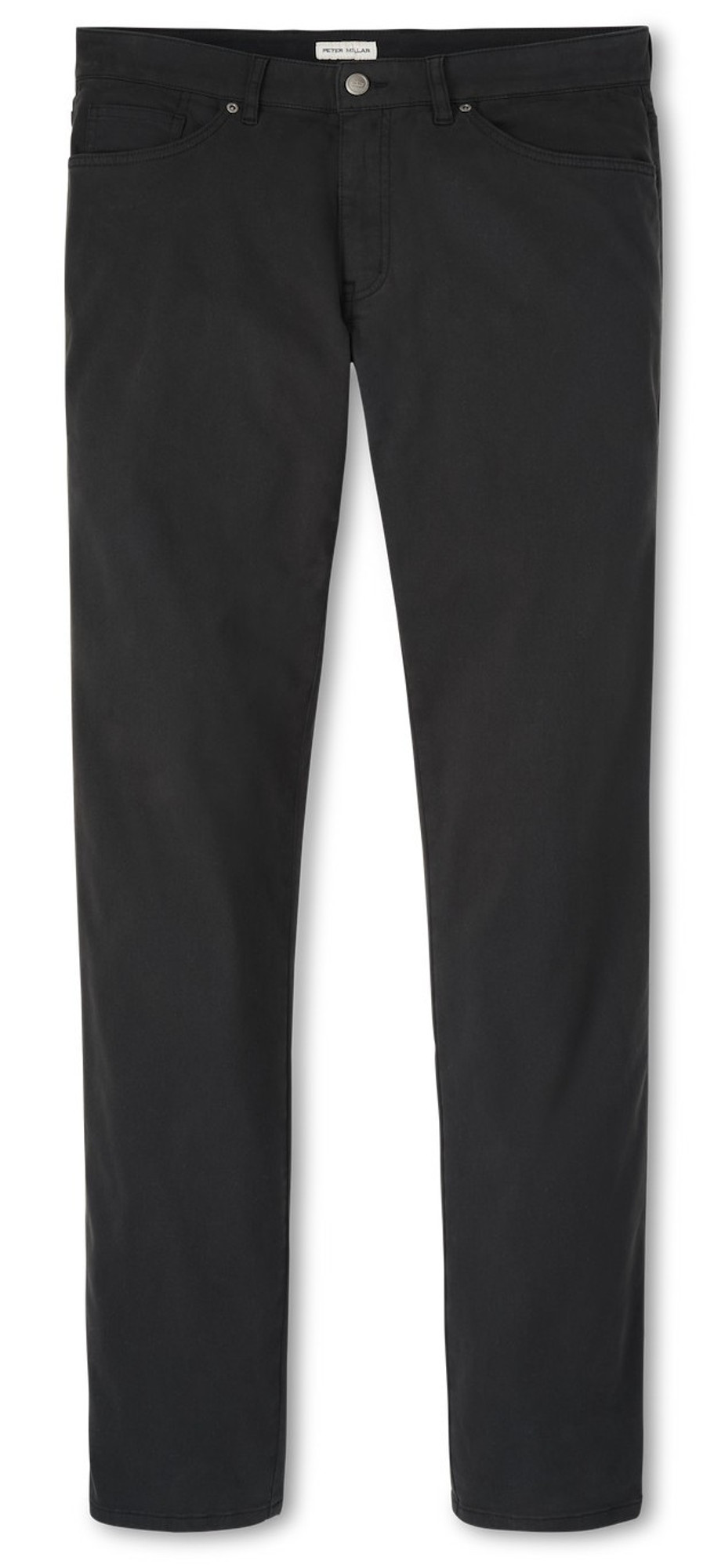 Peter Millar Signature Sateen 5-Pocket Pant - Black