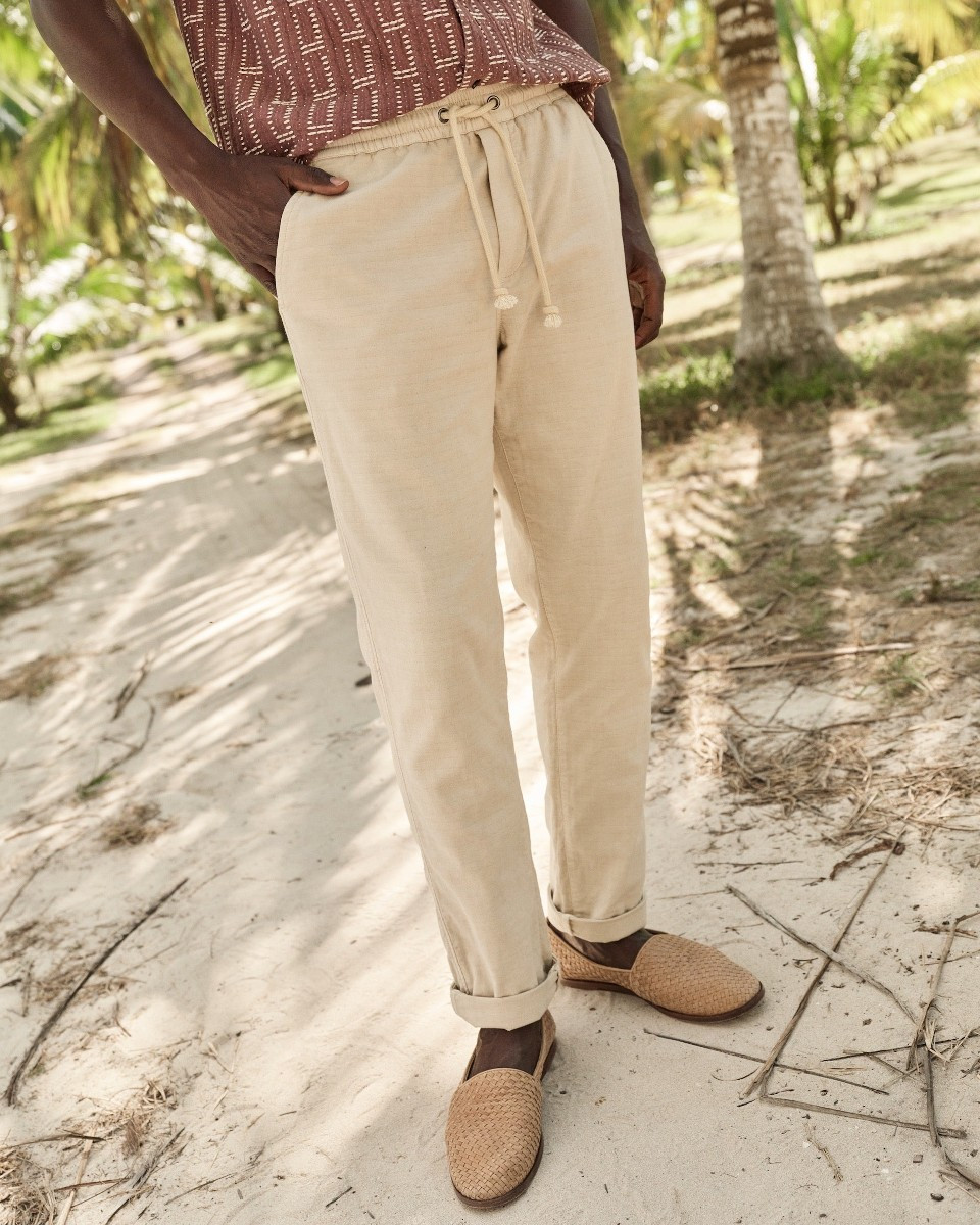 Marine Layer Saturday Beach Pant - Fog