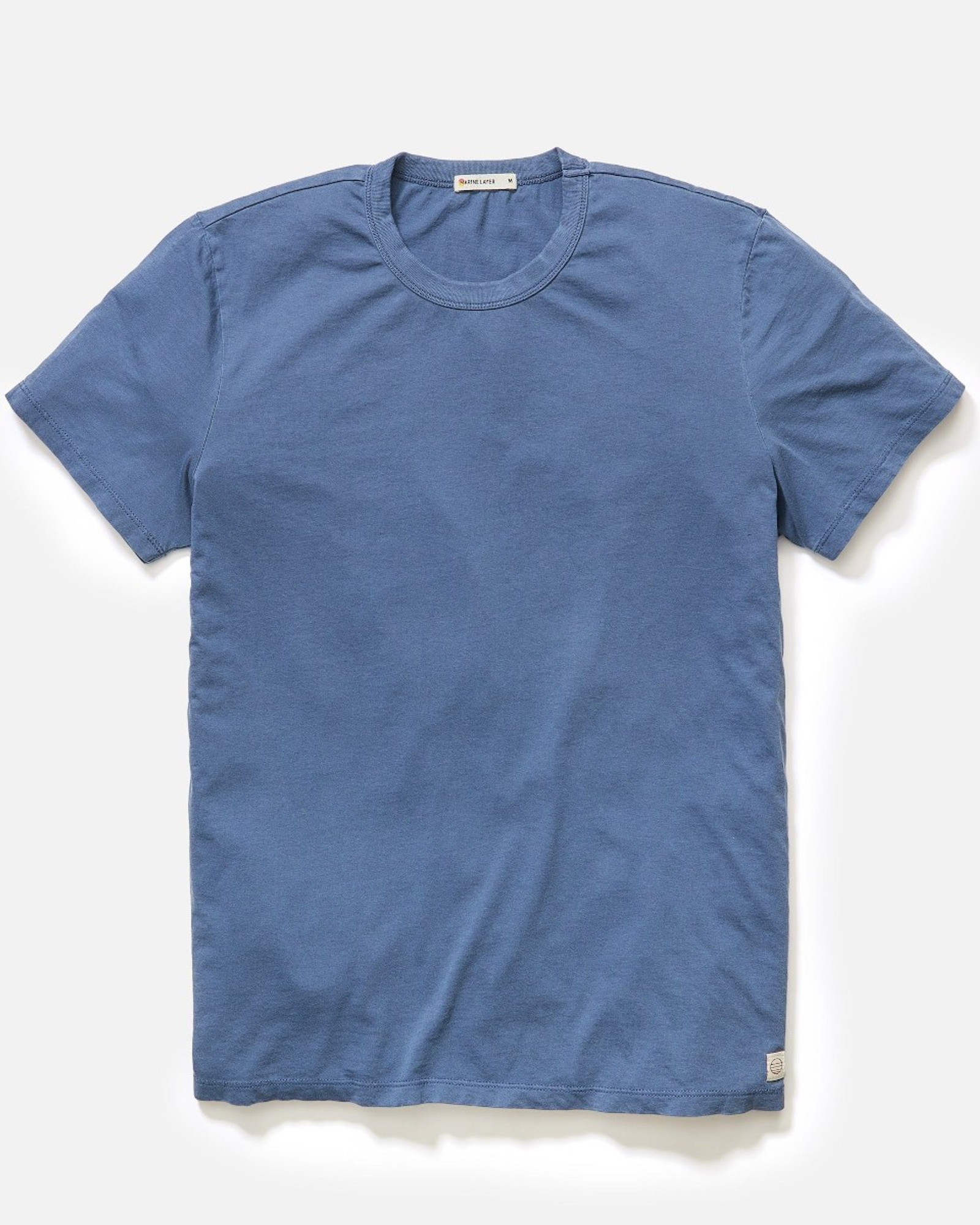 Marine Layer Sea Change Crew Tee - Vintage Indigo
