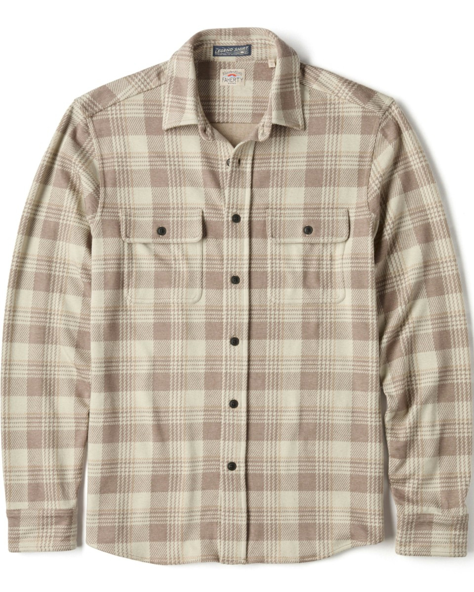 Legend Sweater Shirt - Sandbar Plaid