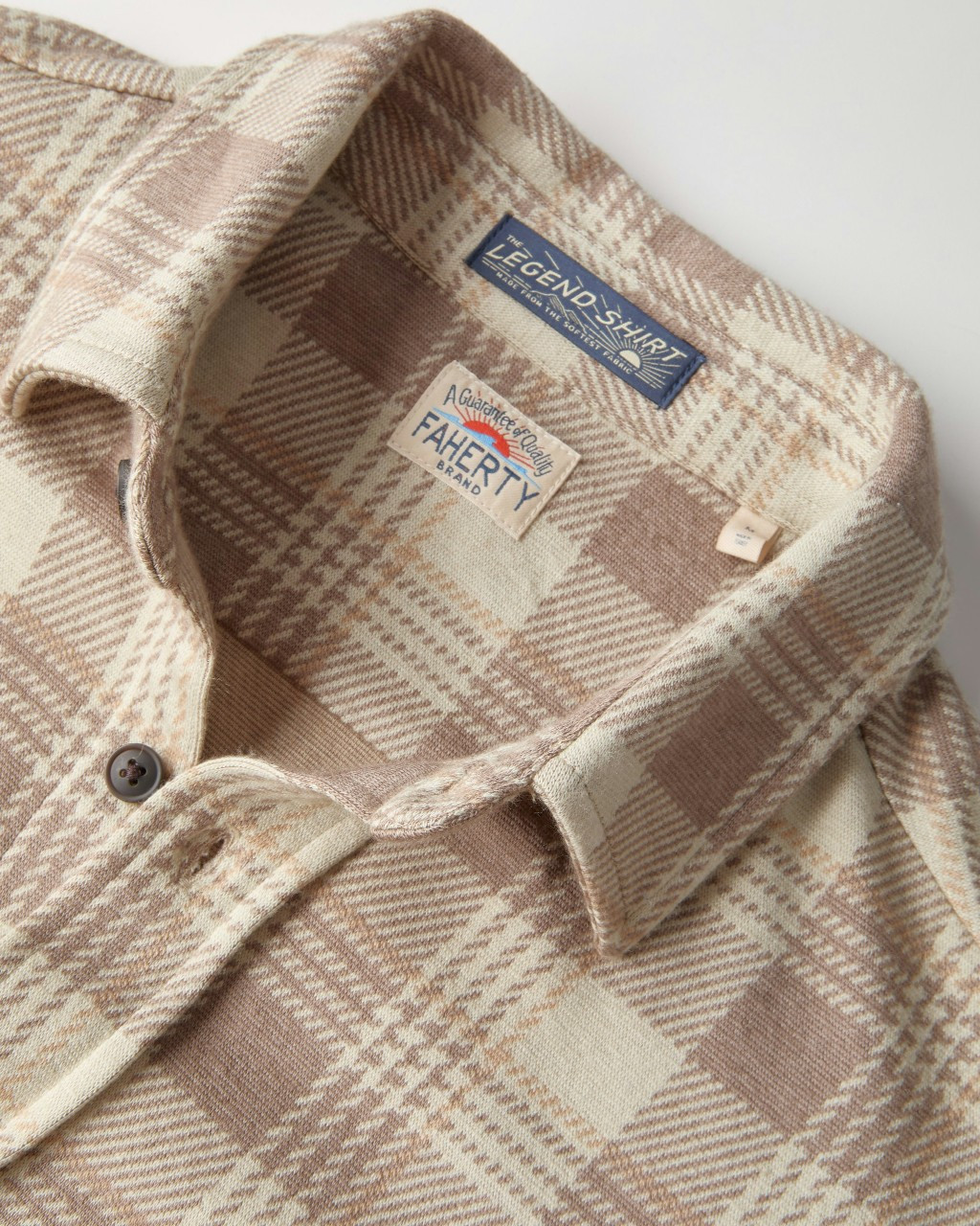 Legend Sweater Shirt - Sandbar Plaid