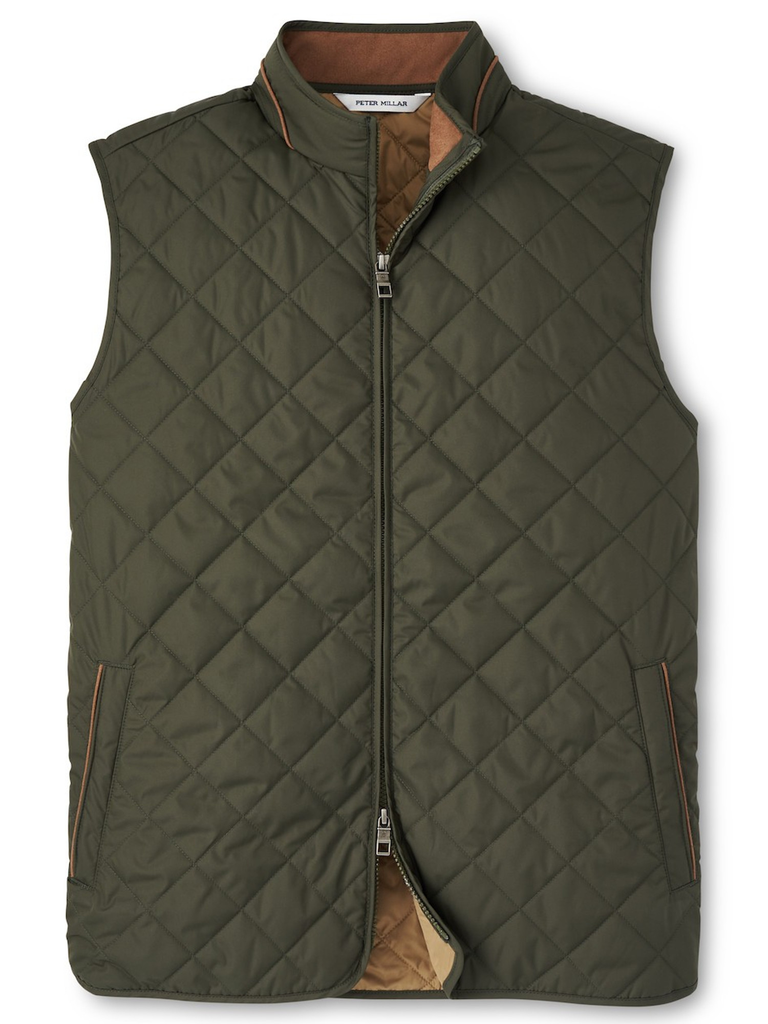 Crown Essex Vest in Dark Olive Crown Essex Vest in Dark Olive