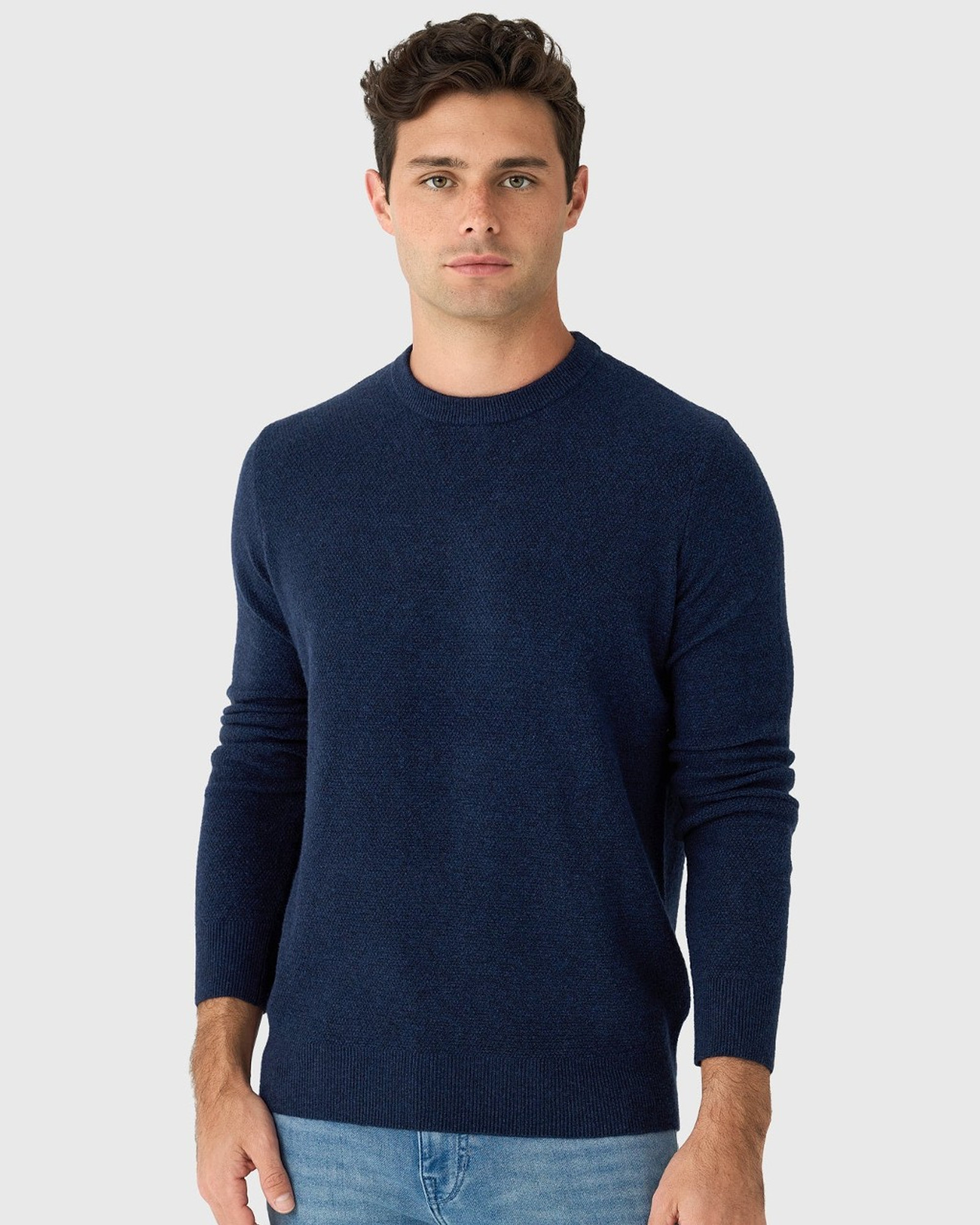 Jackson Crew Sweater in Navy Heather