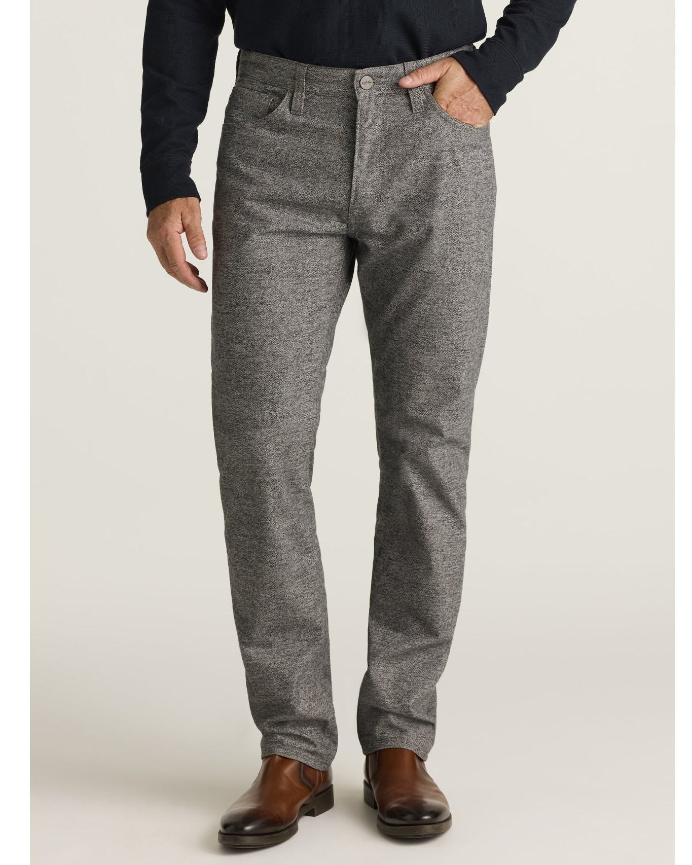 Courage Straight Leg Pants in Melange Elite