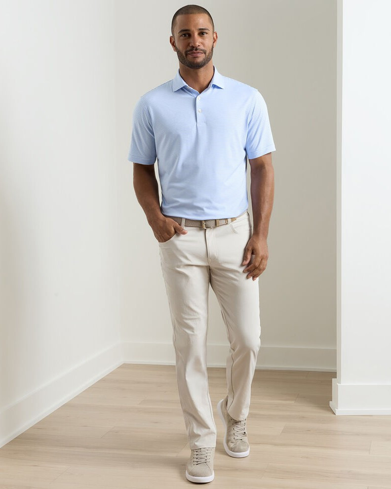 Peter Millar Eb66 Performance Pant in Stone