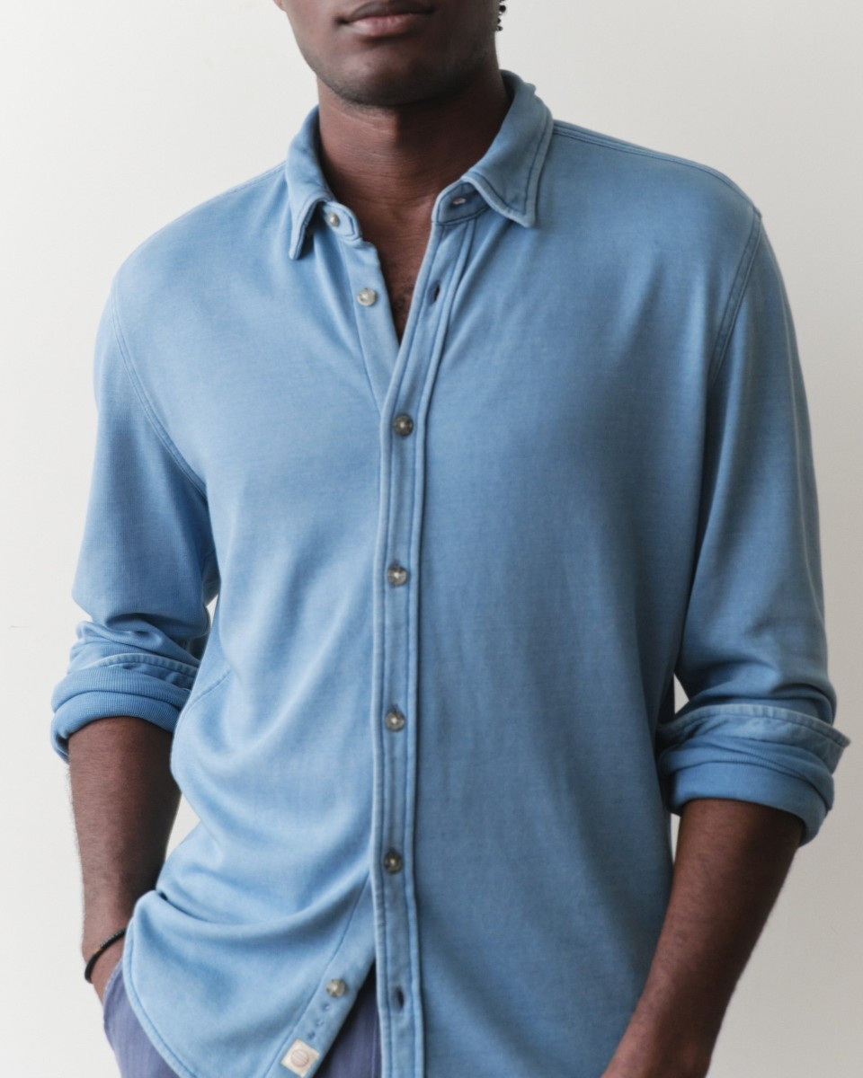 Pacifica Stretch Shirt in Indigo