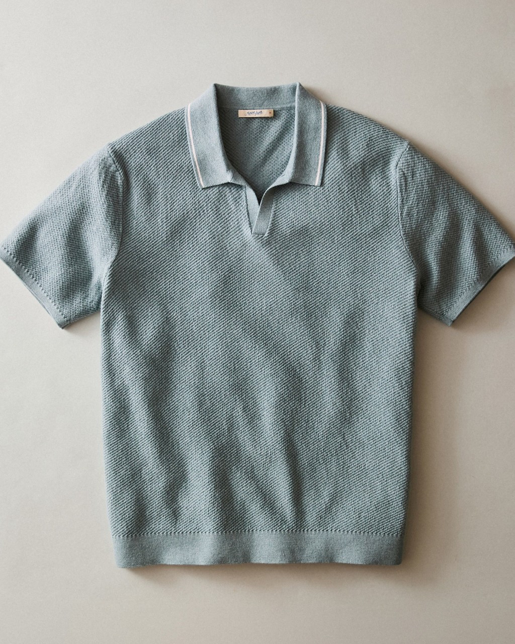 Greyson Sweater Polo in Slate