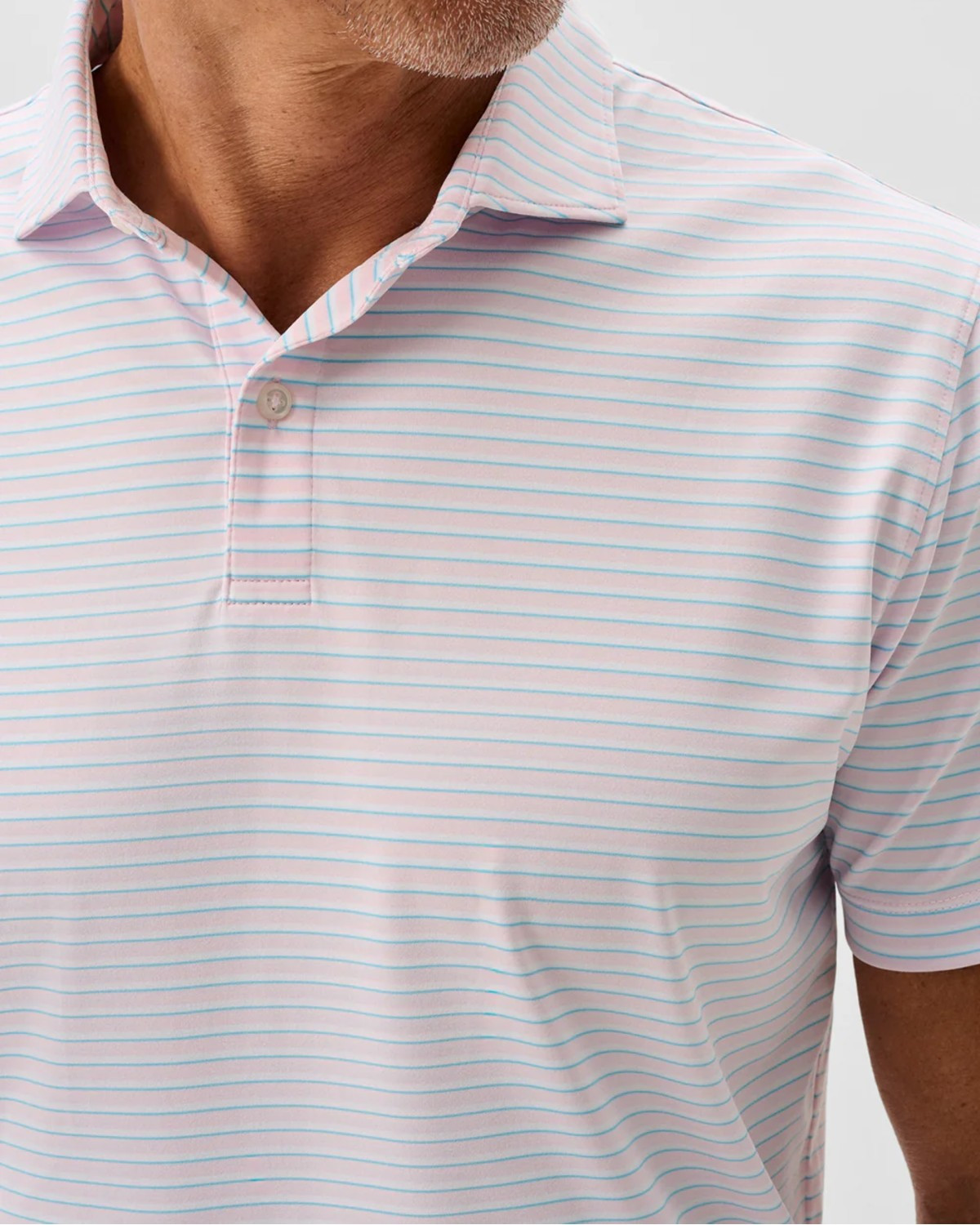 Rez Stripe Performance Jersey Polo