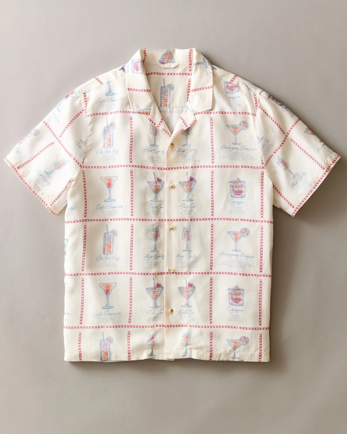 Luzio Resort Shirt in Happy Hour Print