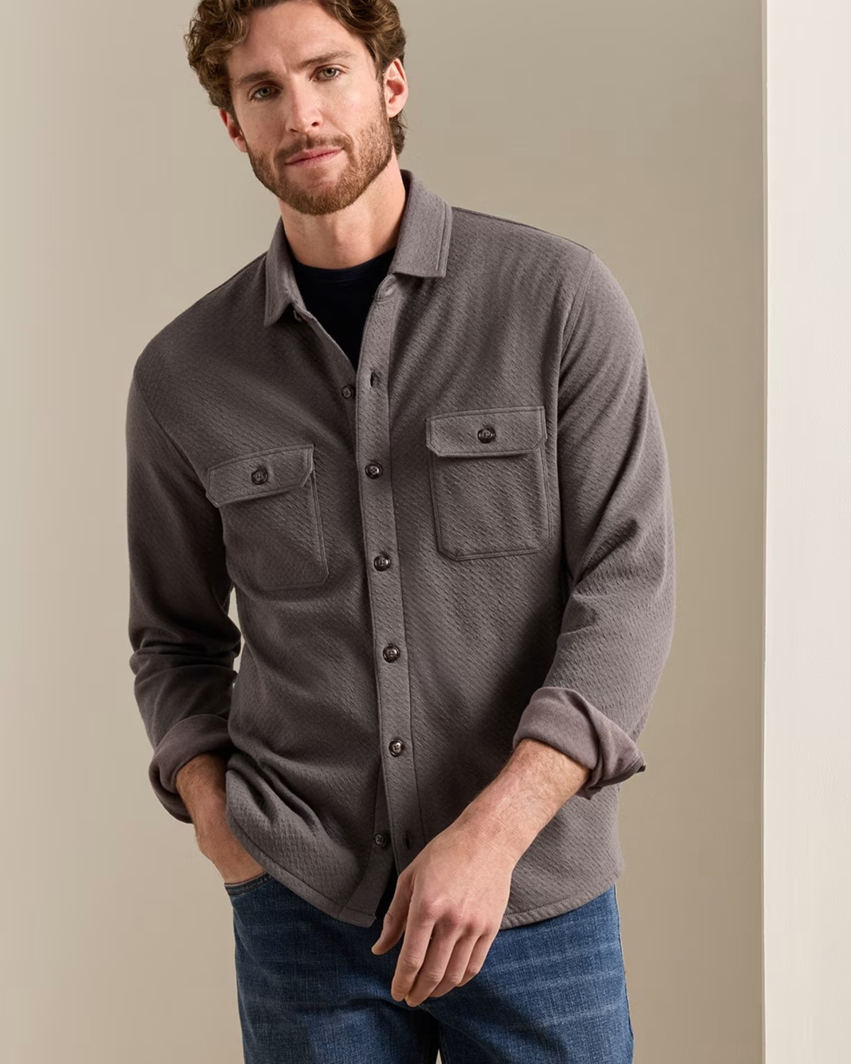 Ridgeline Knit Shirt Jacket 