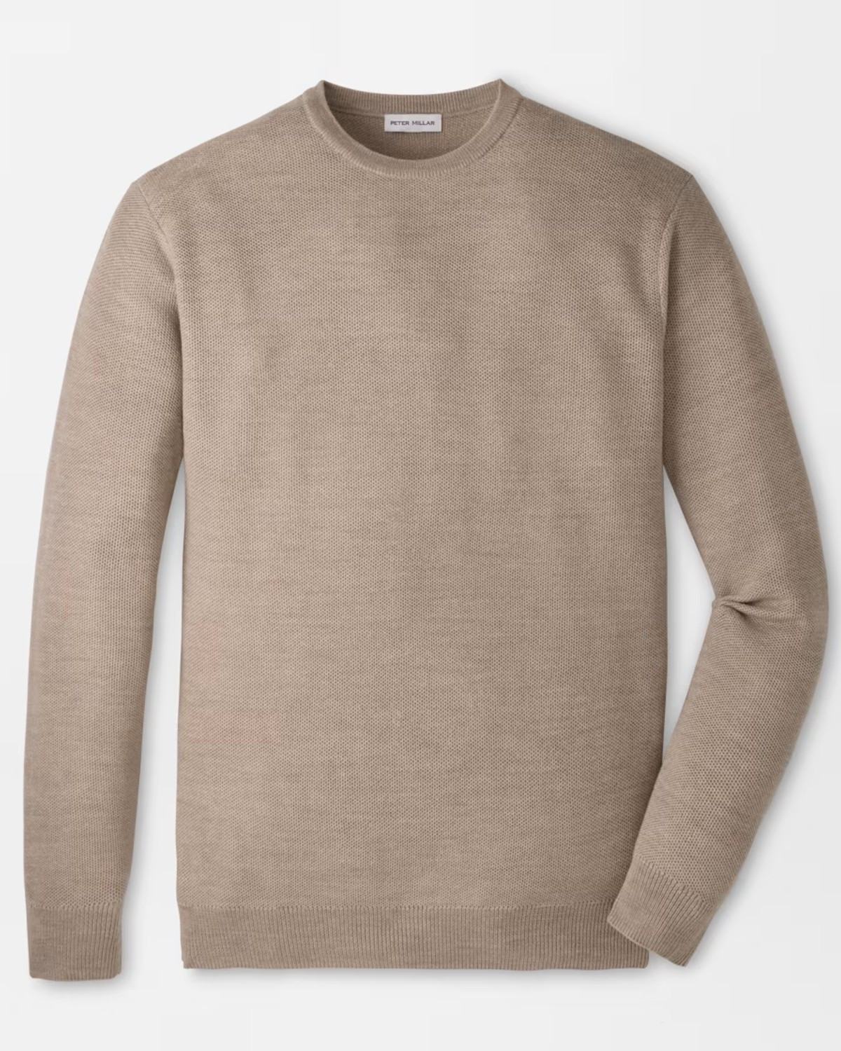 Autumn Crest Honeycomb Sweater in Stone