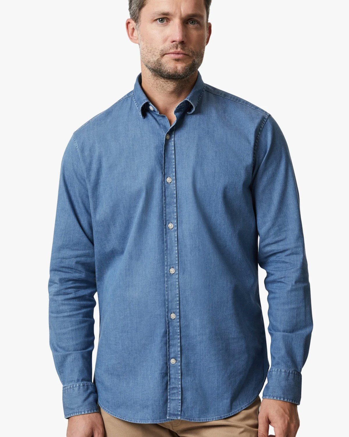 Denim Shirt in Light Wash