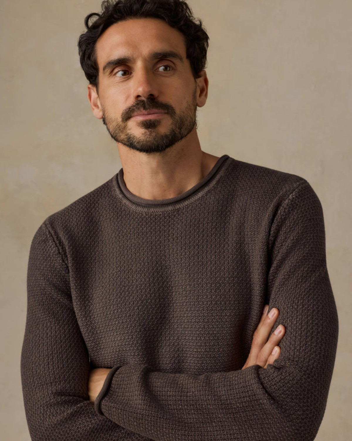 Sunwashed Dockside Sweater in Coast Brown