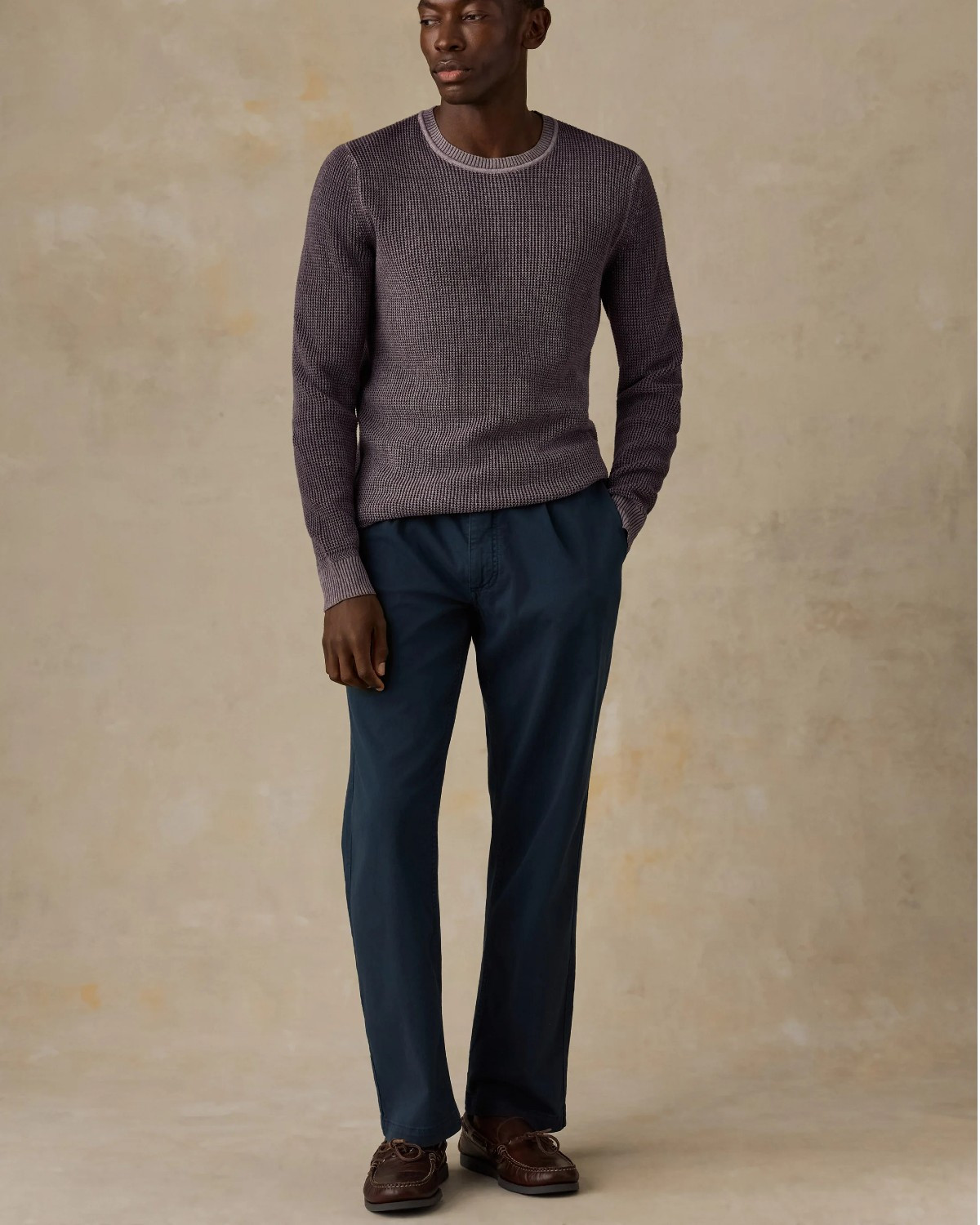 Sunwashed Crew Sweater in Lilac Twilight