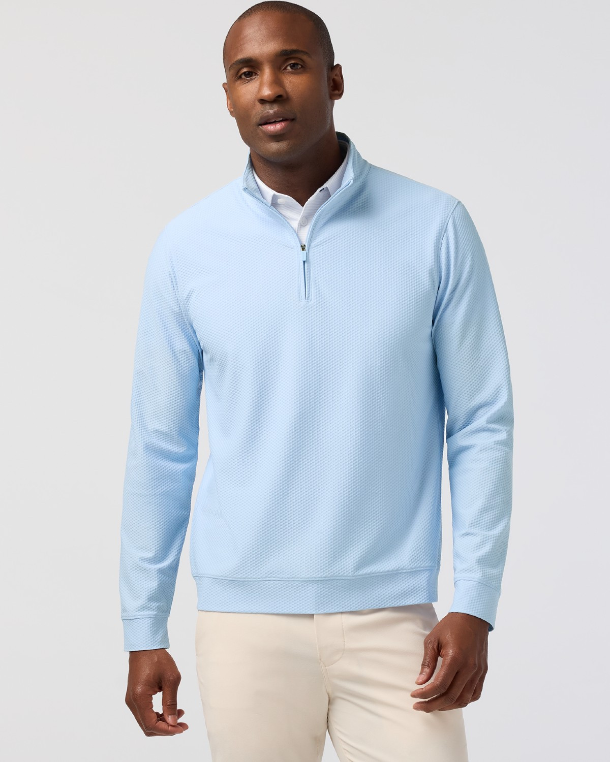 Easton Performance 1/4 Zip in Cloud Blue