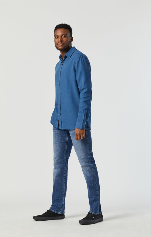 Men's Regular Fit Organic Cotton Denim Shirt - Men's Button Down Shirts -  New In 2024 | Lacoste