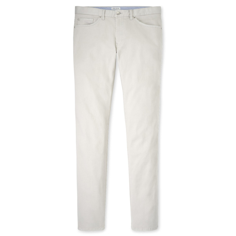 Peter Millar Ultimate Sateen Five-Pocket Pant In Grain – The