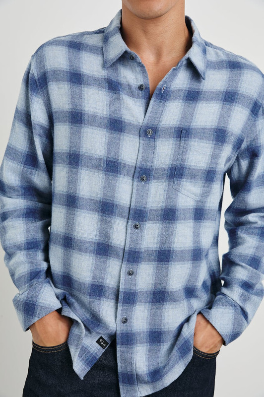 Rails Lennox Shirt - Waterfall Shadow