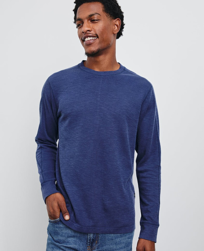 Rails Rheese Long Sleeve Crew - Vintage Indigo