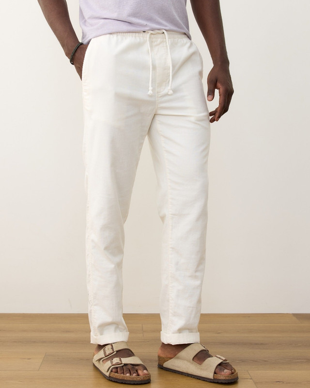Marine Layer Saturday Beach Pant - White