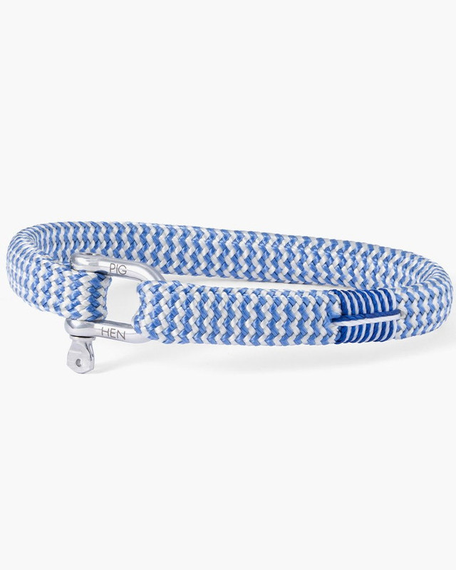 Pig & Hen Vicious Vik Bracelet - Indigo Purple Cream|Silver