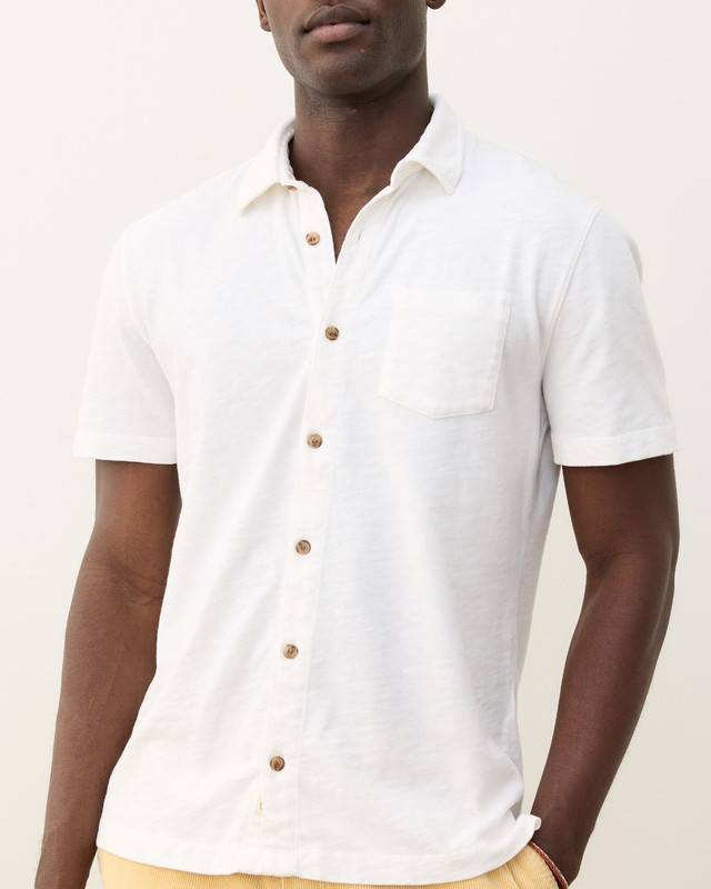 Marine Layer Vintage Heavy Slub Button Down - White