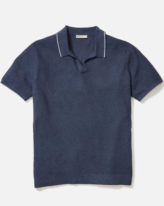 Marine Layer Greyson Sweater Polo