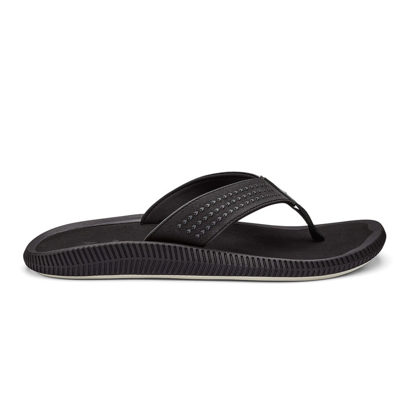 Olukai Ulele Sandal - Black/Black