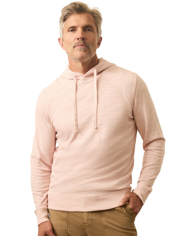 Sunwashed Slub Hoodie - Cloud Pink