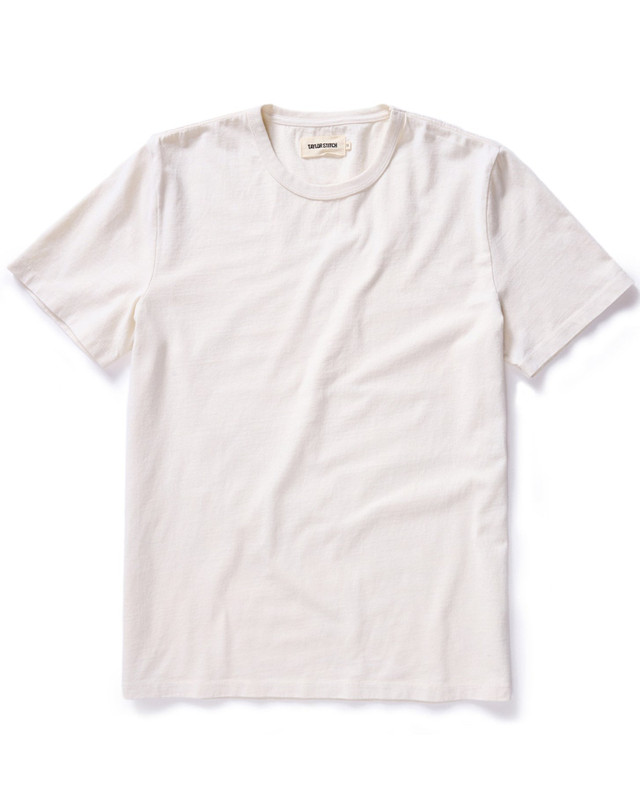 Organic Cotton Tee in Vintage White