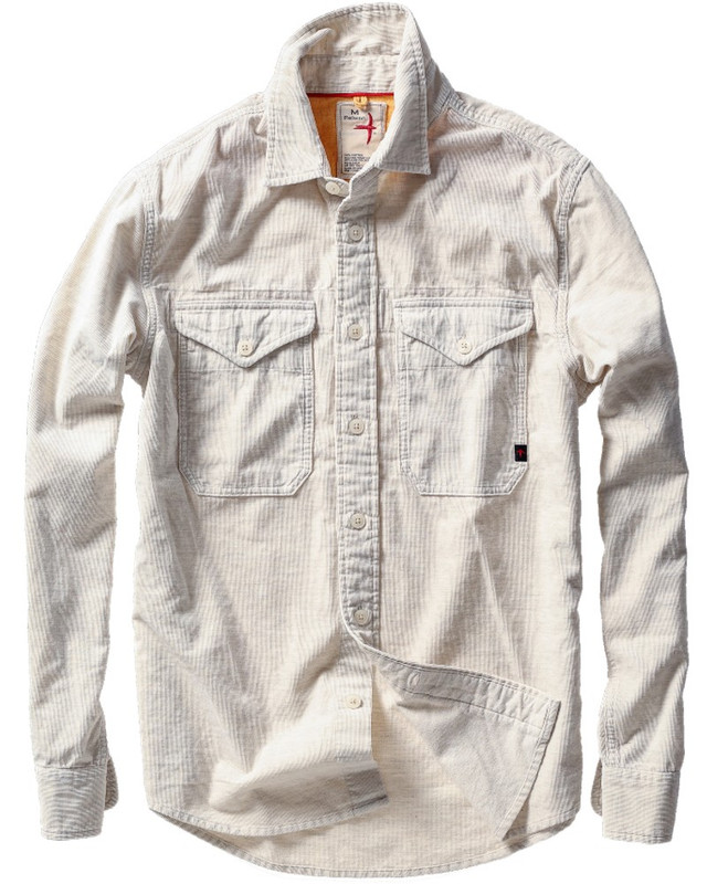 Utility Workshirt in Stone Cord Utility Workshirt in Stone Cord
