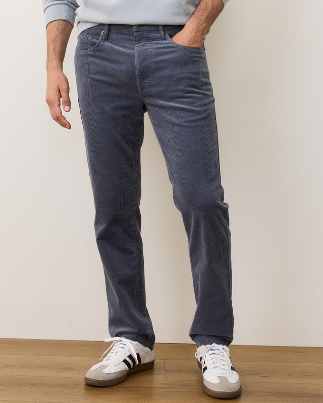 Flex Terry Cords in Faded Blue