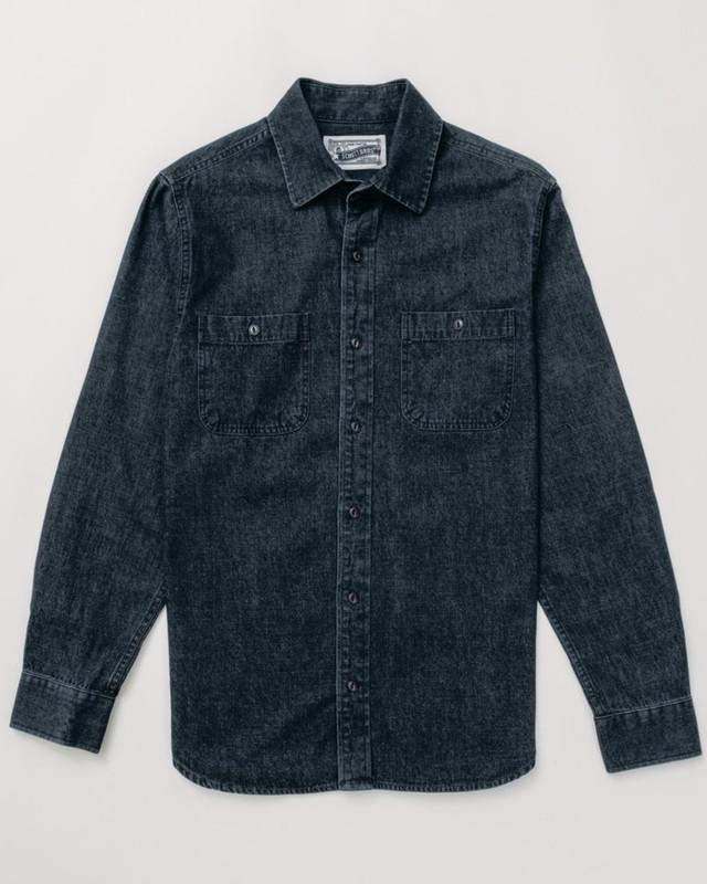 Denim Workshirt in Dk. Indigo