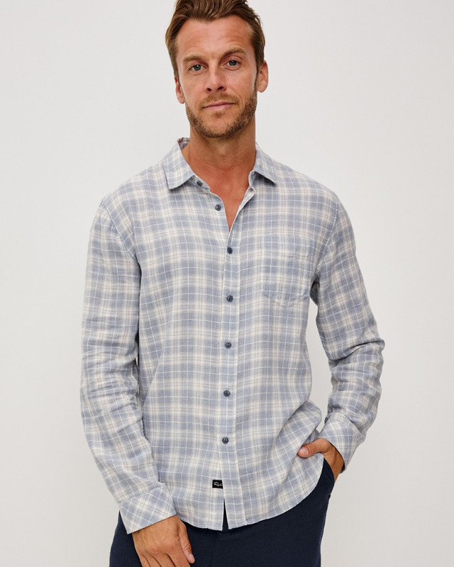 Wyatt Shirt inThatch Cloud Cream