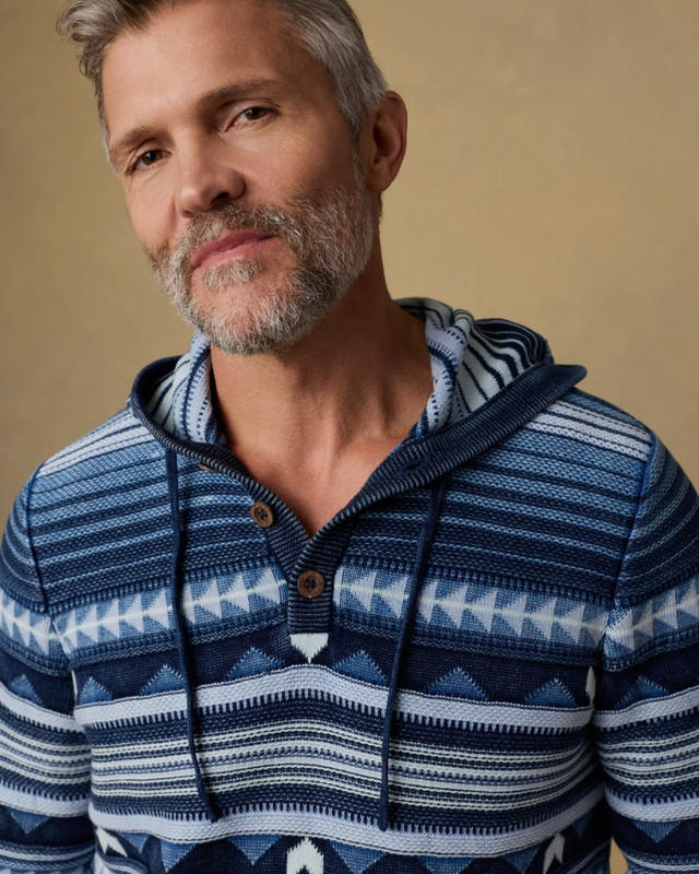 Indigo Hoodie in Indigo Rising Sky